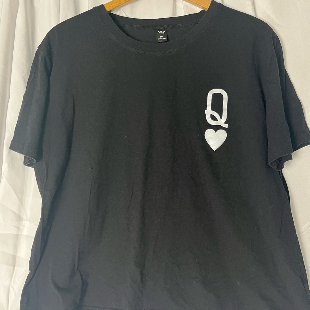 Shein Queen of Hearts T-shirt